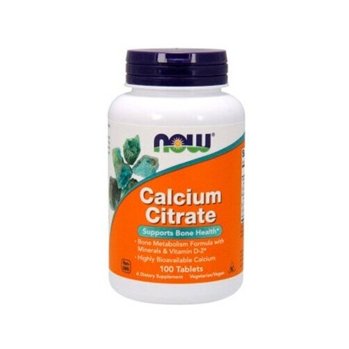   NOW Calcium Citrate 100    -     -,    