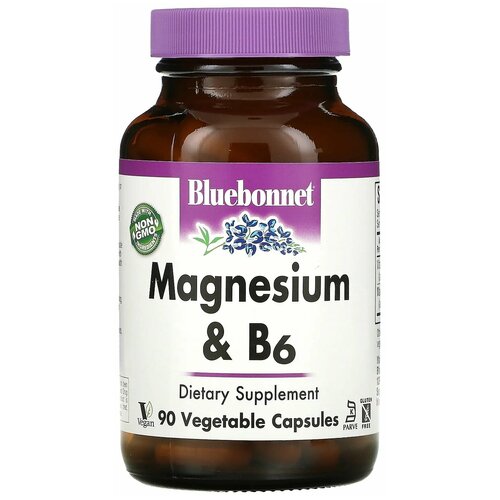   Bluebonnet Nutrition Magnesium Plus B6 (  B6) 90    -     -,    