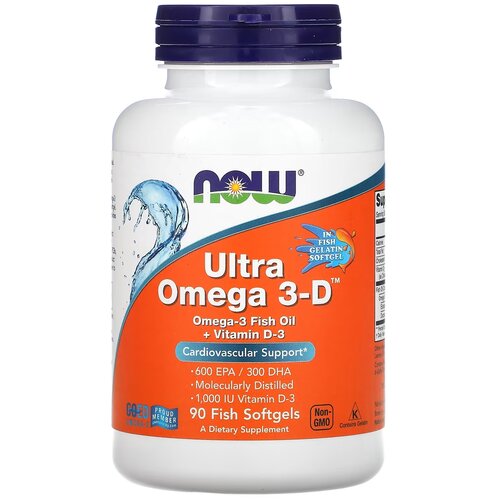    NOW Ultra Omega 3-D, 270 , 100 , 90 .   -     -,    