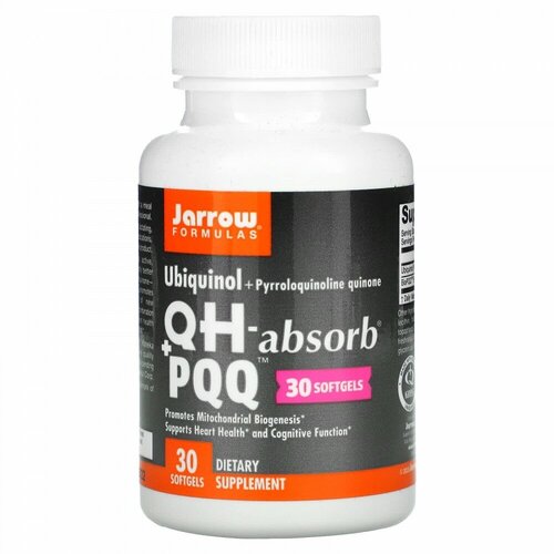   Jarrow Formulas Ubiquinol, QH-Absorb + PQQ 30   (Jarrow Formulas)   -     -,    