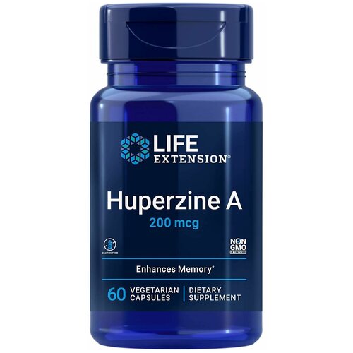   Huperzine A 200 mcg, 60 vegetarian capsules   -     -,    