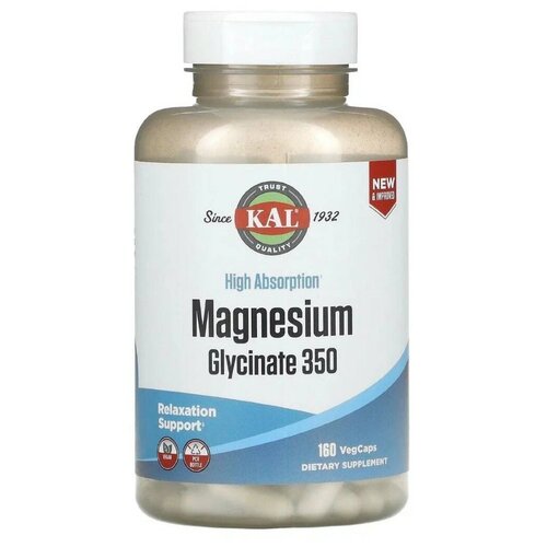    KAL Magnesium Glycinate, Vegcaps , 260 , 350 , 160 .   -     -,    