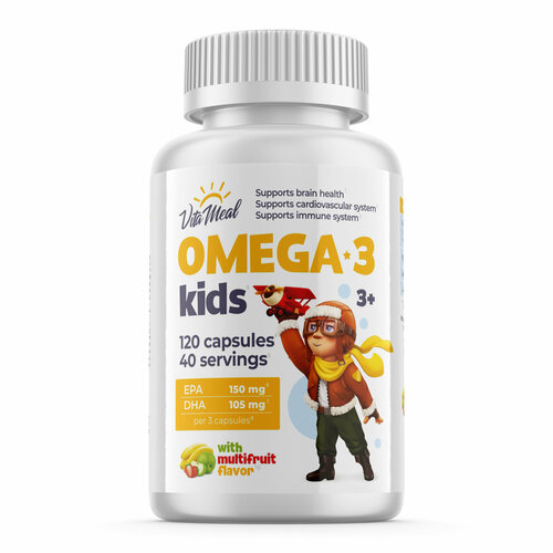    3   VitaMeal Omega-3 Kids   3 , 120 ,    -     -,    