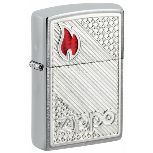    ZIPPO Classic   Brushed Chrome, /, , 38x13x57    -     -,    