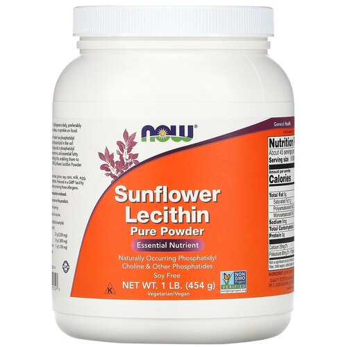    NOW Sunflower Lecithin, 454 , 454    -     -,    