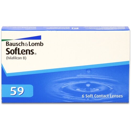     Bausch & Lomb SofLens 59, 6 ., R 8,6, D +6   -     -,    