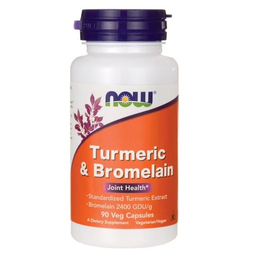    NOW Turmeric & Bromelain, 100 , 90 .   -     -,    