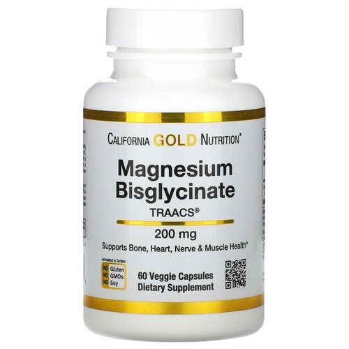   California Gold Nutrition Magnesium Bisglycinate ( ) 60    -     -,    