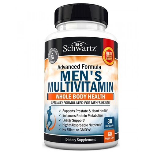    BioSchwartz Men's Multivitamin, 150 , 60 .   -     -,    