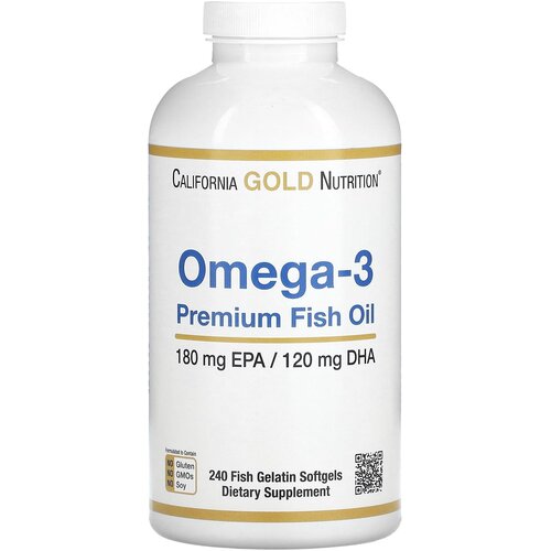   California Gold Nutrition Omega-3 Premium Fish Oil ., 1080 , 240 .   -     -,    