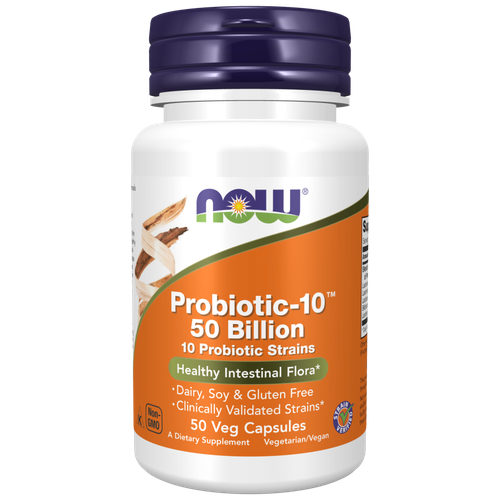   NOW Probiotic-10 50 Billion (-10 50 ) 50    -     -,    