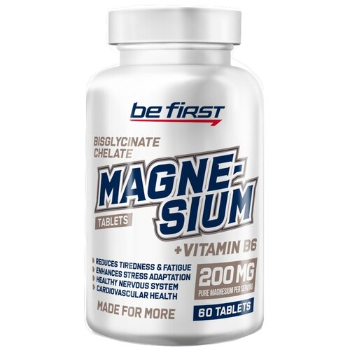    Be First Magnesium + Vitamin B6, 120 , 60 , 60 .   -     -,    