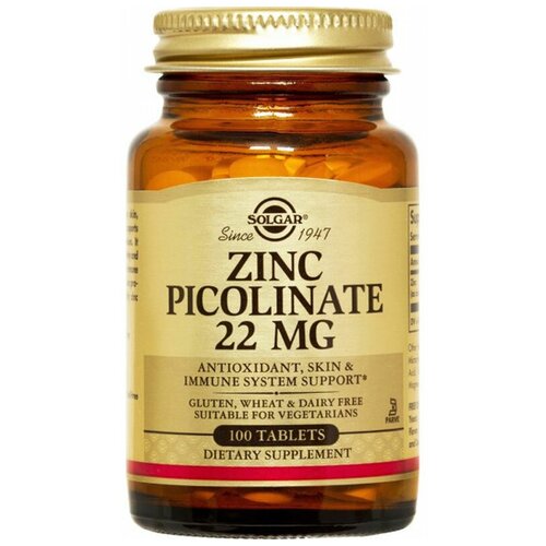   Solgar Zinc Picolinate ., 250 , 170 , 100 .   -     -,    