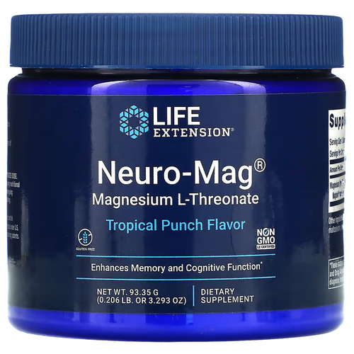    Life Extension Neuro-Mag Magnesium L-Threonate, 93.4    -     -,    