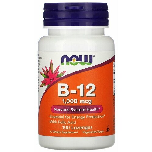   NOW FOODS Vitamin B-12 1000  ( -12) 100  (Now Foods)   -     -,    