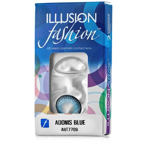     ILLUSION Fashion Adonis, 2 ., R 8,6, D -0,5, blue   -     -,    