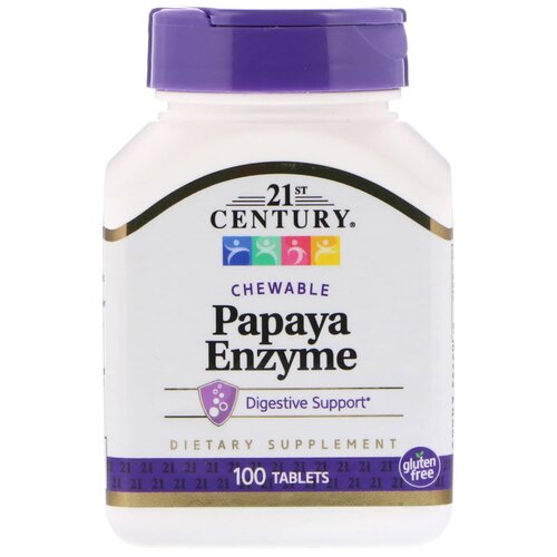    21st Century Papaya Enzyme, 100 , 100 , 100 .   -     -,    