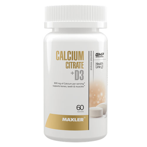   Maxler Calcium Citrate + Vitamin D3, (  +  3) 60    -     -,    