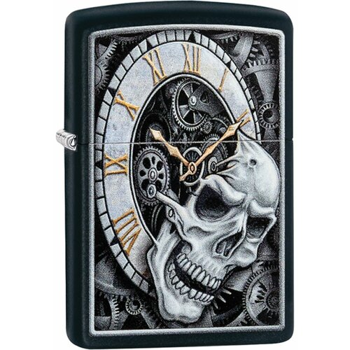   ZIPPO  Skull Clock   Black Matte /   38x13x57  29854   -     -,    