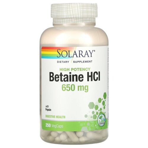    Solaray High Potency Betaine HCl, 310 , 650 , 250 .   -     -,    