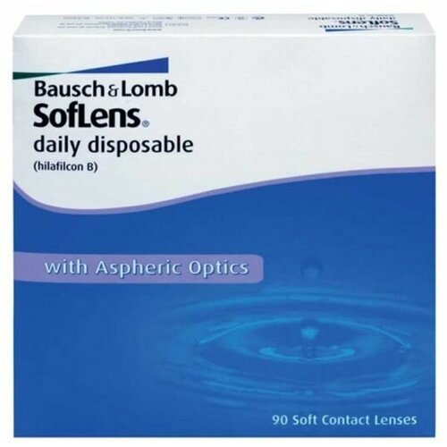     Bausch & Lomb Soflens Daily Disposable, 90 ., R 8,6, D -1   -     -,    