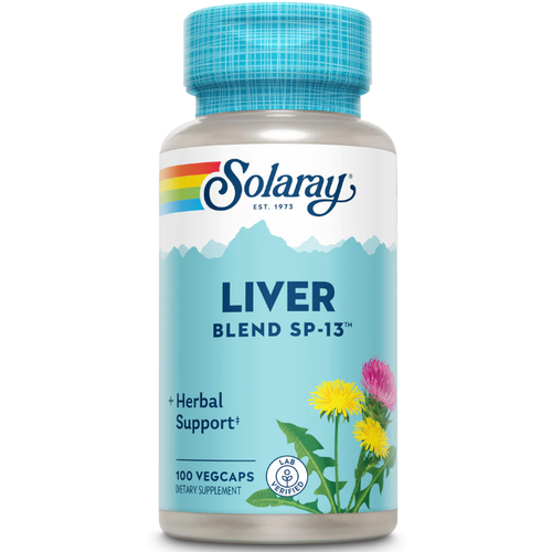   Solaray Liver Blend SP-13 (milk Thistle Dandelion with Cell Salt Nutrients) 100   (Solaray)   -     -,    