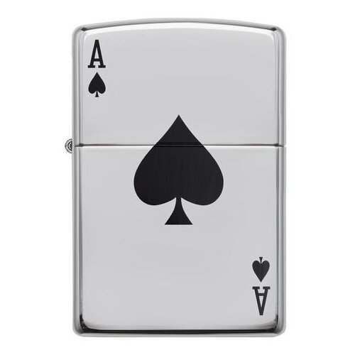      ZIPPO 24011 Lucky Ace   High Polish Chrome -     -     -,    