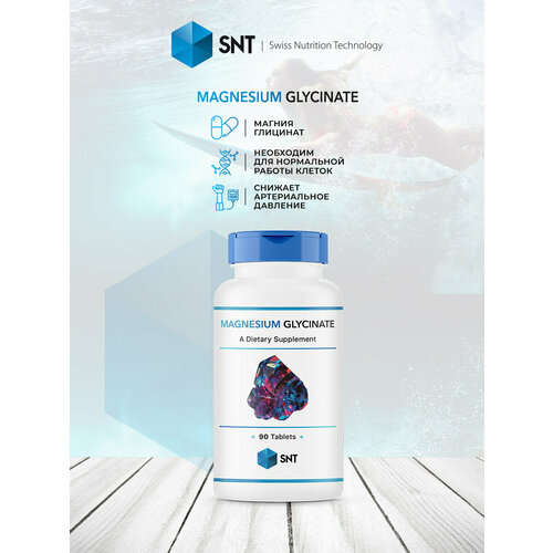     SNT Magnesium Glycinate 200 mg - 90 Tablets   -     -,    