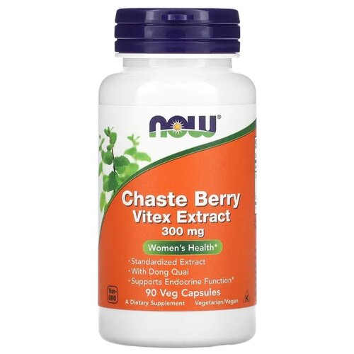   NOW Chaste berry vitex extract 300 mg 90 caps /    300  90    -     -,    