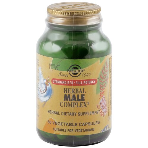   Solgar Herbal male complex ., 50 .   -     -,    