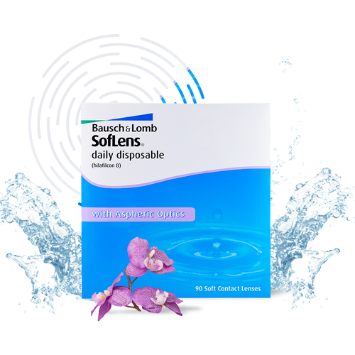     Bausch & Lomb Soflens Daily Disposable, 90 ., R 8,6, D -7,5   -     -,    