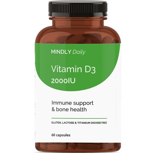   MINDLY Daily  D3 2000 /Vitamin D3 2000IU     720  60    -     -,    