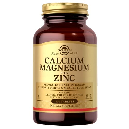   Solgar Calcium Magnesium Plus Zinc ., 100 , 100 .   -     -,    