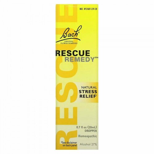   Bach, Original Flower Remedies, Rescue Remedy,     , 20  (0,7 . .)   -     -,    