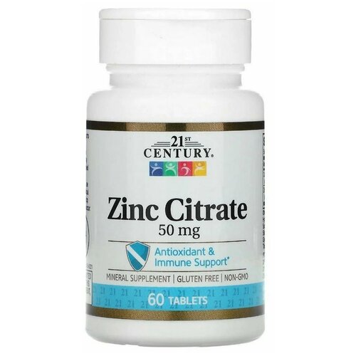   21st CENTURY Zinc Citrate -  , 50  60    -     -,    