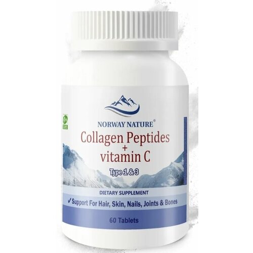   Norway Nature Collagen Peptides + Vitamin C (Type 1 & 3) 60  (Norway Nature)   -     -,    