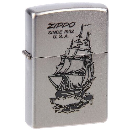   Zippo Classic   Boat Zippo Satin Chrome 56.7    -     -,    