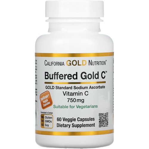   California Gold Nutrition Buffered Vitamin C ., 750 , 100 , 60 .   -     -,    