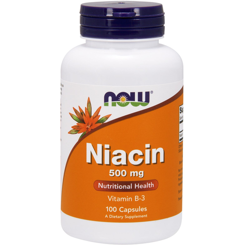   NOW Niacin 500 mg (100 )   -     -,    