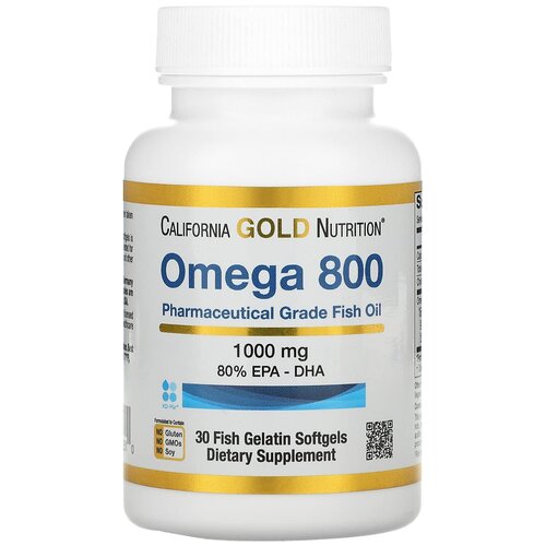   California Gold Nutrition Omega 800 Fish oil ., 230 , 70 , 30 .   -     -,    