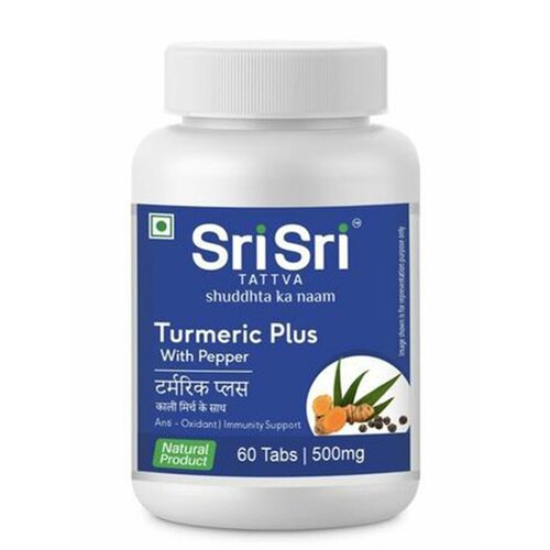   Turmeric Plus With Pepper ( )    60 . Sri Sri Tattva   -     -,    