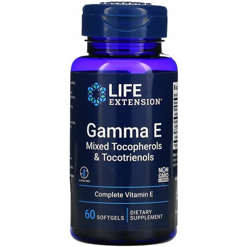   Life Extension Gamma E Mixed Tocopherols & Tocotrienols (-    ) 60    -     -,    