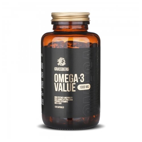   Grassberg Omega-3 Value ., 1000 , 120 .   -     -,    