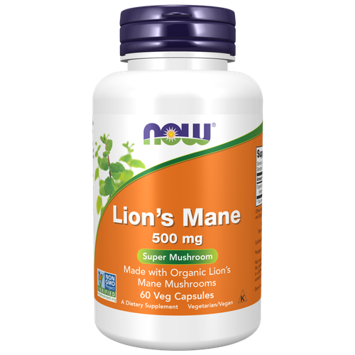   NOW FOODS Lion's Mane 500  ( ) 60   (Now Foods)   -     -,    