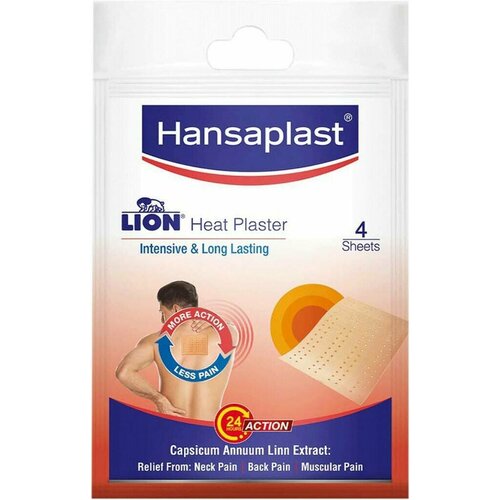   Hansaplast HEAT PLASTER Intensive & Long Lasting, Lion ( -   , ), 1 . (4 )   -     -,    