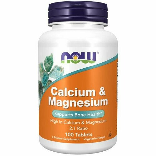   Now foods Calcium & Magnesium 100    -     -,    