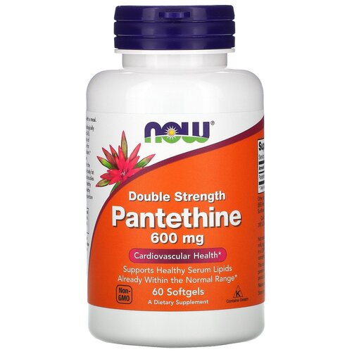    NOW Pantethine Double Strength, 600 , 60 .   -     -,    