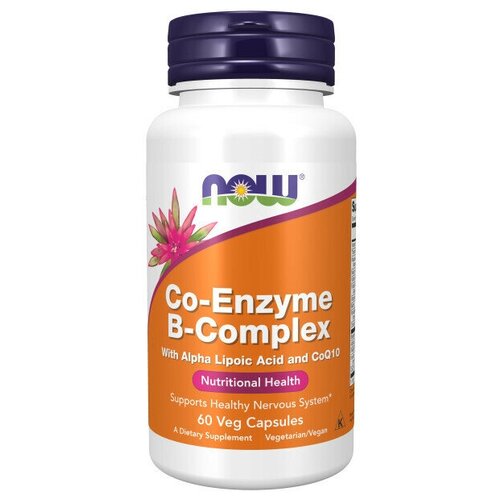    - NOW Co-Enzyme B-Complex - 60 Veg Capsules   -     -,    