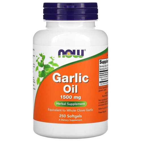    NOW Garlic Oil, 250 .   -     -,    