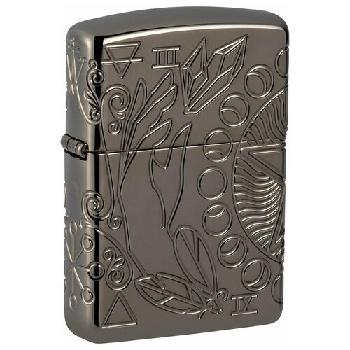      ZIPPO Armor 49689 Wicca Design   Black Ice -    -     -,    